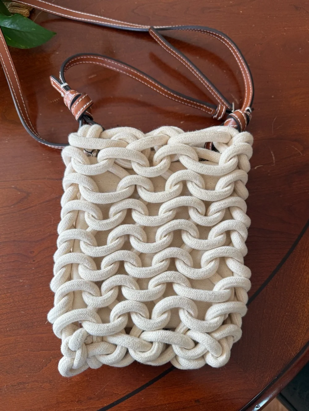Staud Corda Chunky Knit Mini Crossbody Bag